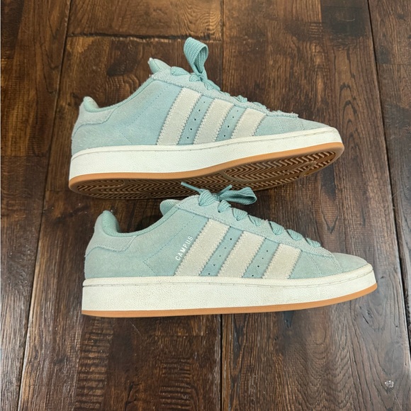 Adidas Pastel Blue Suede Campus Sneakers Size 8.5 - Picture 8 of 15